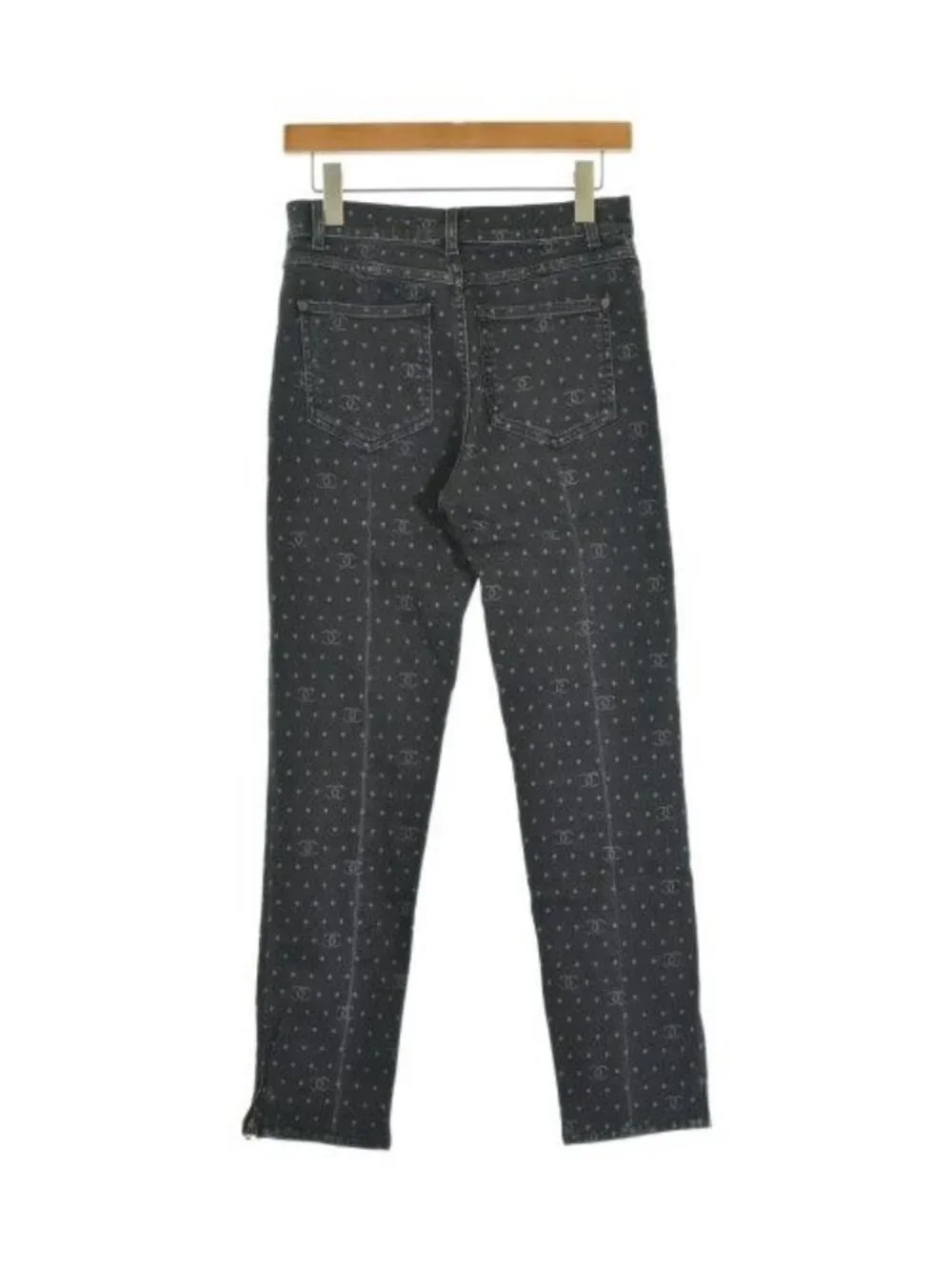 Chanel Denim Pants Black